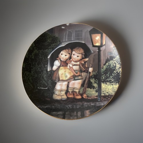Rare vintage hummel plate 8ins - hummel,