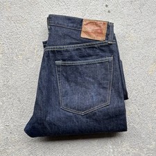 Sugar Cane 2021 Selvedge Denim Jeans indigo Slim Tapered Size 36x32 (35x30)