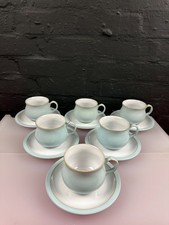 Denby Blue Linen Tea Cups and