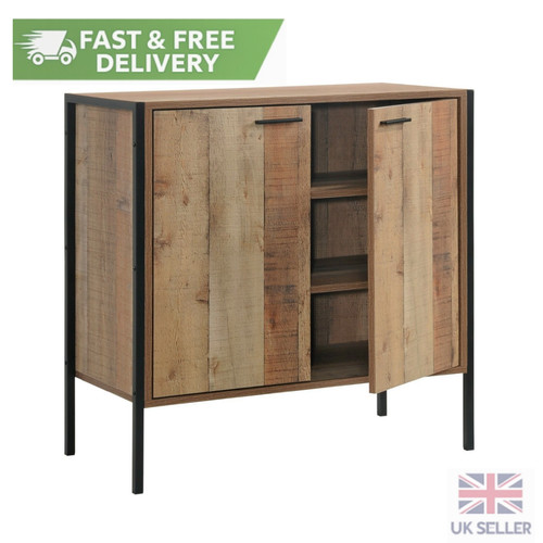 Oak finish sideboard storage - sideboard,