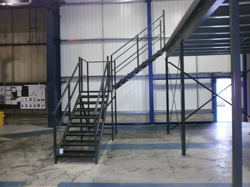 New mezzanine floor staircase - new,