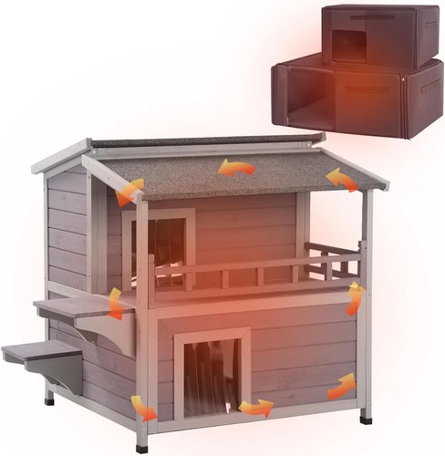 Outdoor cat house - cat,