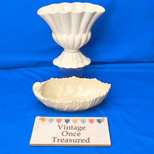 Cream mantle vase set - cream, 2