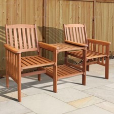 Hardwood Love Seat Companion