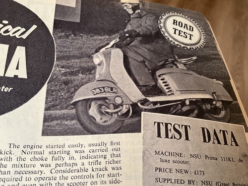 Nsu prima road test - road,