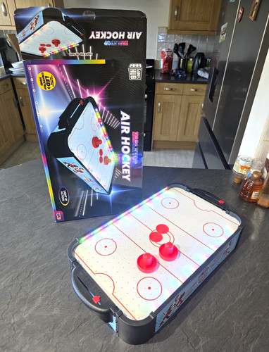 Tabletop air hockey table - tabletop,