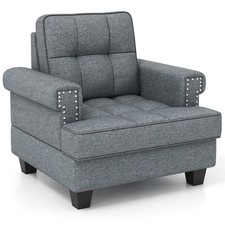 Modern Accent Armchair Tufted