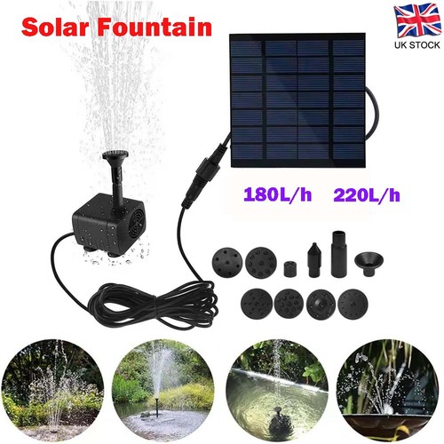 Solar panel powered - panel, water