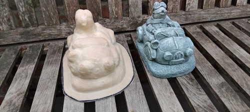 Fiberglass and latex mould - latex,