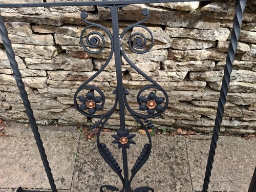 Wrought iron gate similar - iron,