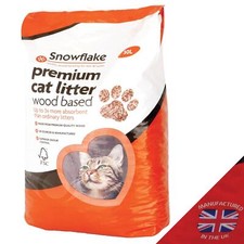Premium Wood Based Cat Litter Pellets 3x Absorbent Odour Control FSC UK Made