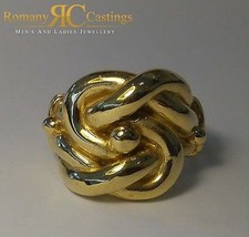 CHUNKY Double Knot Cast in 9ct