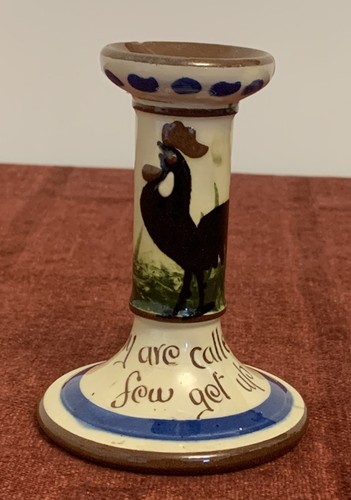 Longpark pottery candlestick - longpark,