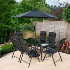 6 Seater Metal Garden