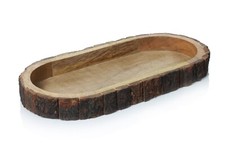 Wooden Tray Tree Bark Wood