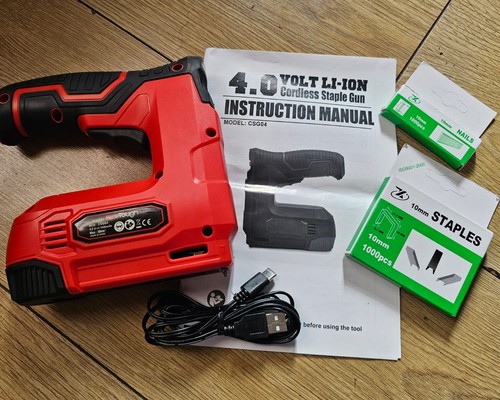Cordless staple gun - cordless,