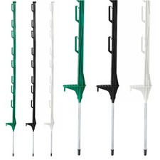 4ft Electric Plastic Poly Fence Posts Stakes Poles Fencing Horse Paddock Tape