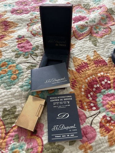 Dupont gold plated vintage - st, gold-plated
