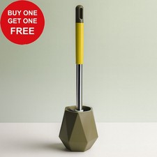 Buy 1 Get 1 FREE Long Handled Toilet Brush and Holder Set with Wall Mounted