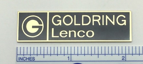 Goldring lenco turntable - lenco, logo
