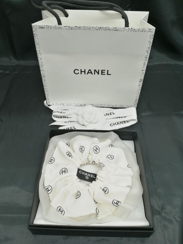 Chanel silk scrunchie - chanel, hair