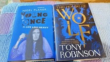 Tony Robinson The House Of Wolf & Nigel Planer Young Once Books