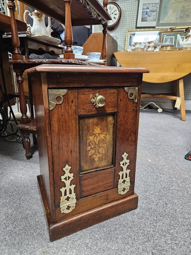 Antique mahogany inlaid - mahogany,