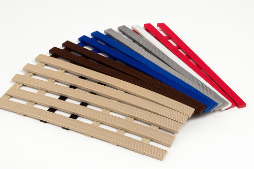 Non slip duckboard shower mat - shower,