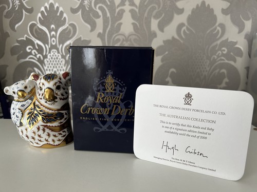 Royal crown derby paperweight - derby,