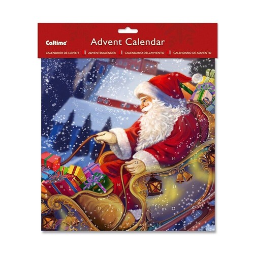 Santa sleigh caltime advent - santa,