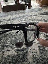 Vogue Eyewear by Hailey Bieber Black Frame Glasses w/Original Sunglass Lenses