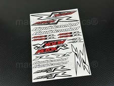 Aerox 50 decals stickers graphics sheet set for Yamaha aerox R white