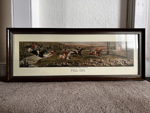 Framed print hunting - framed, print-