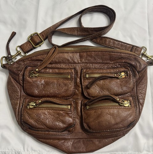 Linea pelle brown crossbody - brown,