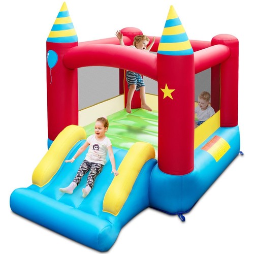 Coloured inflatable bounce - coloured,