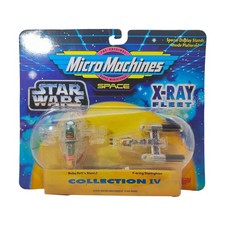 Star Wars Micro Machines X Ray Fleet Collection IV Slave I Y Wing