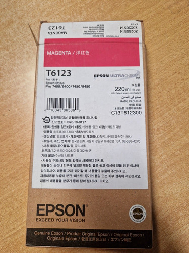 Genuine epson t6123 - epson, magenta