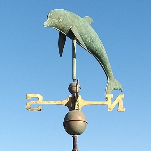 Dolphin weathervane large - dolphin,