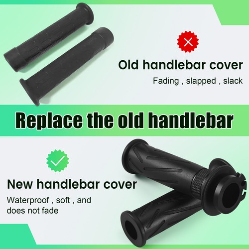 Rubber handlebar grips - handlebar,
