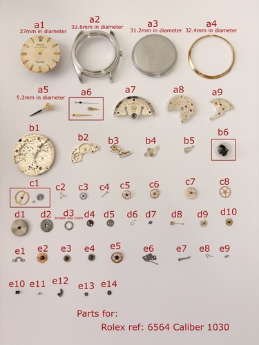 Rolex caliber 1030 ref - caliber,