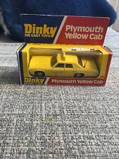 Dinky Plymouth Yellow Cab No