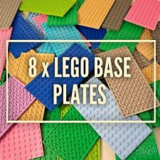 LEGO Base Plates 92438 X 8 Bundle (8 x 16 Stud) Friends City Baseplates Boards