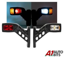 2 Recovery Side Marker Outline Led Lights Lamps 12V 24 Volt Trailer Truck Lorry