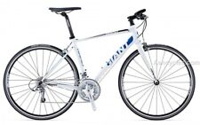 NEW GIANT RAPID 2 BICYCLE FRAME SIZE LARGE 55CM. FLAT BARS. 27 SPEED. WHITE/BLUE
