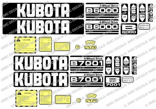 Kubota b6000 b6001 - b6001, b6100