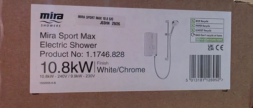Mira sport max airboost 8kw - mira, 10.8kw