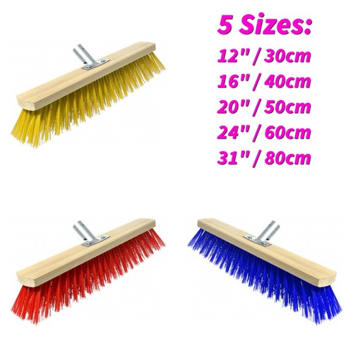 Sweeping brush head - brush, stiff