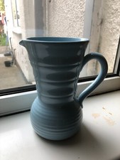 Lovatts England Vintage Stoneware, Light Blue Retro Jug