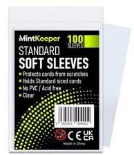 MintKeeper 100x Soft Sleeves Standard Penny Trading Card Sleeves