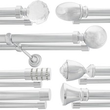 Double Metal Curtain Pole